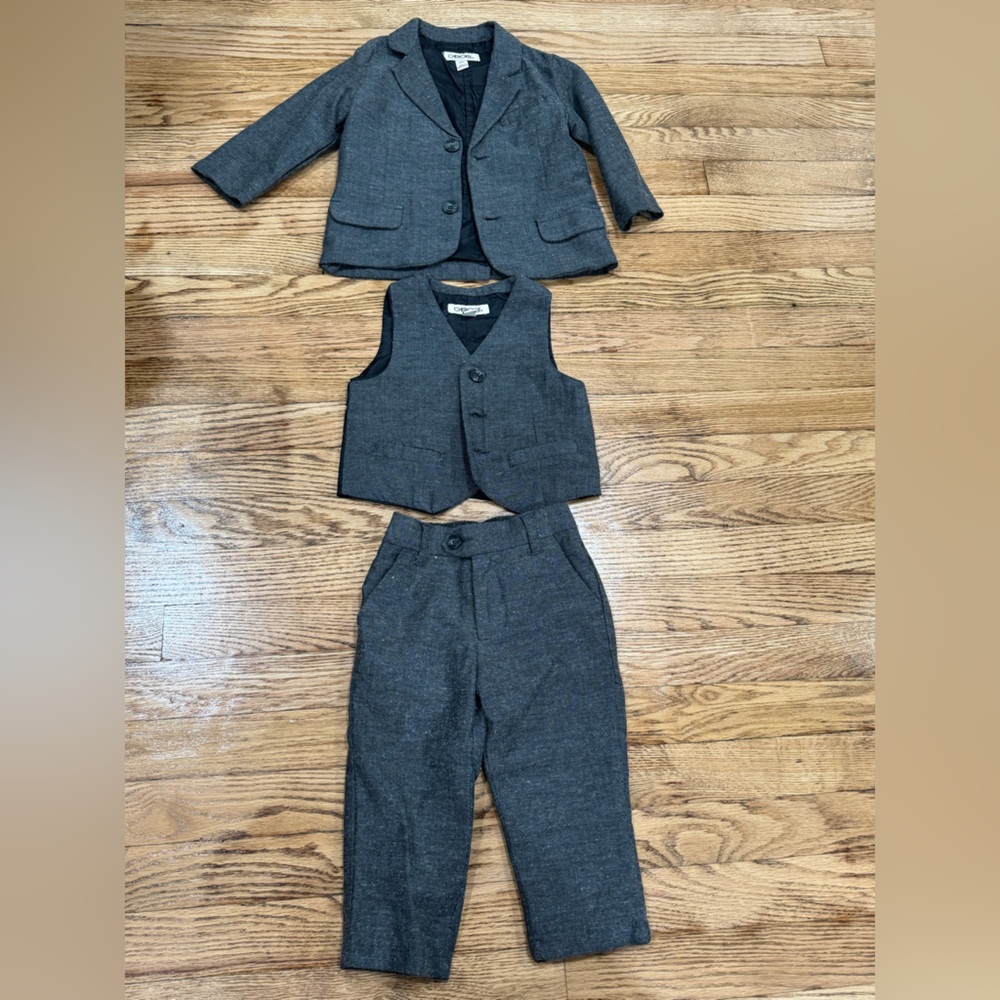 Cherokee Kids Matching Set in Dark Gray